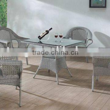 ZT-1219CT Aluminum rattan balcony furniture set