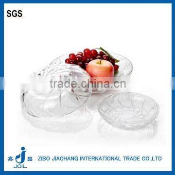 china hot sale home decoration glass charge crystal plate