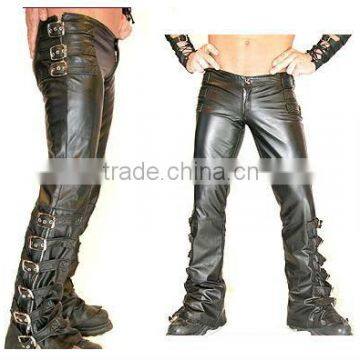 Leather Biker Pant