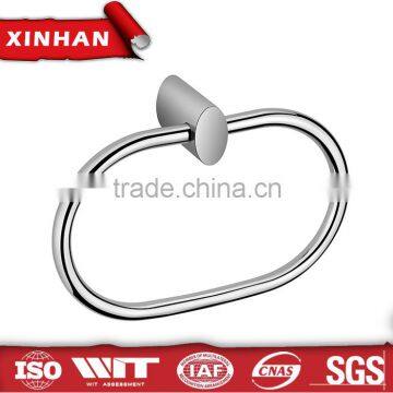 Chrome oval shape unique wholesale bathroom accessories towel ring