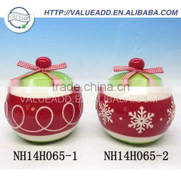 Competitive price santa claus ceramic collectible cookie jars manufacturers in china