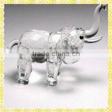 Exquisite Cutting Crystal Glass Elephants For Valentine's Day Gifts