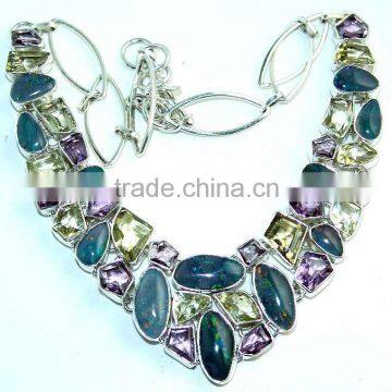 Turquoise Fashion Jewelry Silver Jewellry India Necklaces