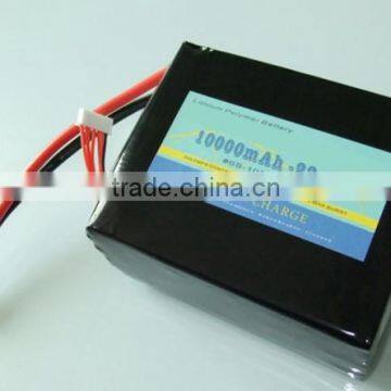 High quality 10000mah 22.2V/14.8V/7.4V 30C high performance lithium battery DJI S800 candowin