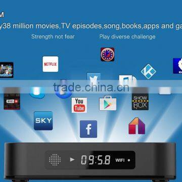 2016 Best S905x TV Box T95M S905x 1g/8g or 2g/8g Android tv Box With LCD Display