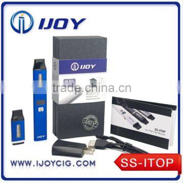 NEW arrival! IJOY ultra flat 7.8mm e cig vaporizer pen ss itop e cigarette