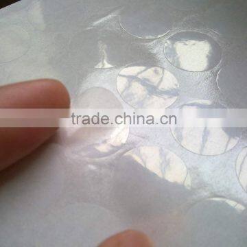 Hot sale packaging clear waterproof label self-adhesive label stickers