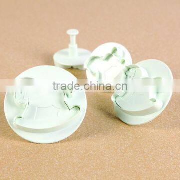 4pcs big size wooden horse plunger cutter