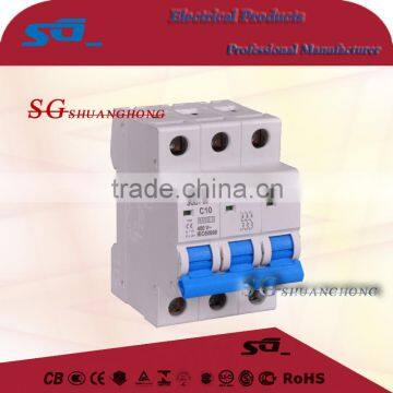 sgb1 class C45 mini Miniature circuit breaker 4P 63A MCB D curve A/C