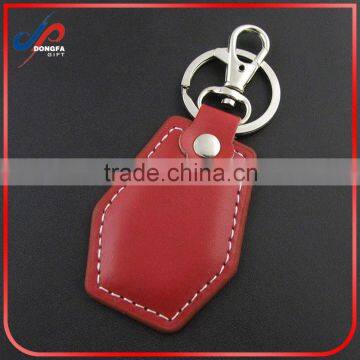 keychains for women wholesale red pu leather keychain