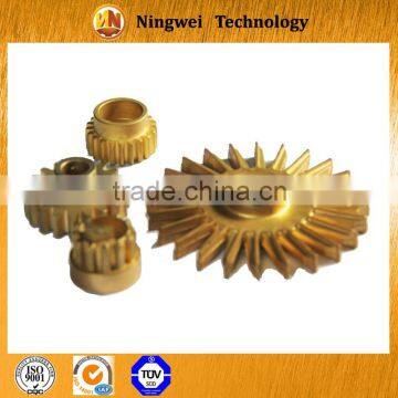 Brass gear for industry with forging