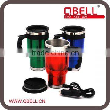 Stainless Steel and Plastic Heated Travel Mug for Car/water Mug /car Mug