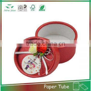 colorful wedding gift can packaging box,round cylinder paper tube box