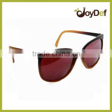 Wholesale two tone sunglasses with thin rubber frame unique design sunglasses