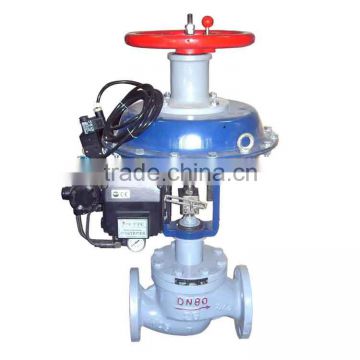 strict quality welded steam liner regulating valve with pneumatic