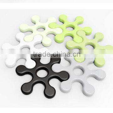 Colorful silicone hot pad,silicone cup mat,silicone rubber hot pads