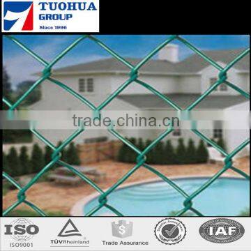 Galvanized,PVC Coated Chain Link Mesh for Garden Protection