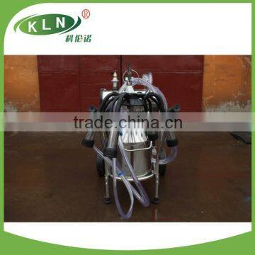 rotary vane vacuum pump type milking machine (two buckets)