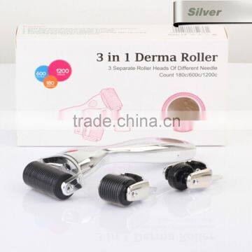 Guangzhou Ekai 3 in 1 Derma Roller Kit Titanium Needle Roller Gold Color (CE ROHS) photo-4
