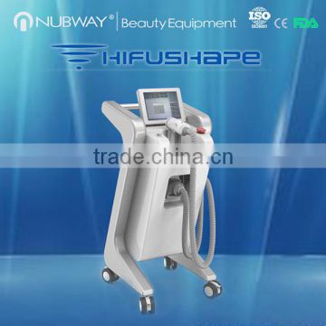 salon use high efficiency ultrasound vertical device HIFUSHAPE for weight loss