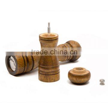 Good Quality Kitchen Tool Manual Hand Wood Mini Spice Pepper Grinder photo-6
