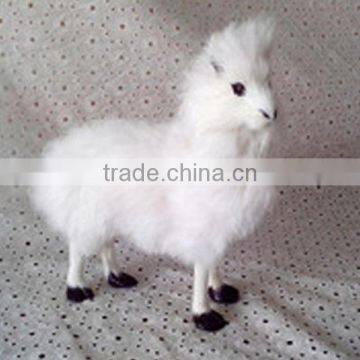 Popular Garden Decor Lifelike Alpaca Toys Wholesale Peru
