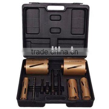 11pcs concrete diamond core drill bits sets