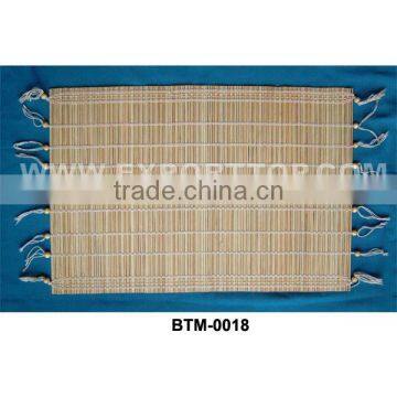 Best price natural bamboo table mat ( skype: july.etop)