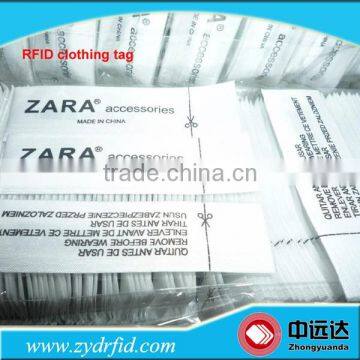 Custom rfid tags clothes label