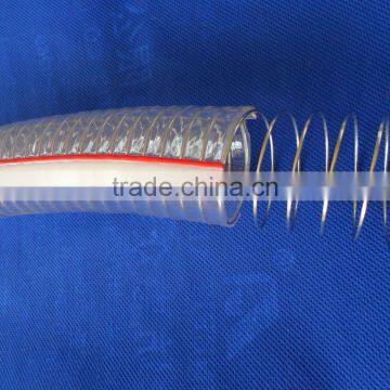 PVC Spiral Transparent Spring Pipe Steel Wire Reinforced Hose photo-3