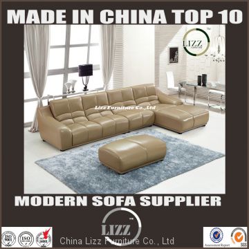 Best selling living room sectional with pure leather(LZ-993)