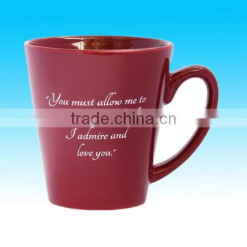 500ml decal printing ceramic valentine gift mug