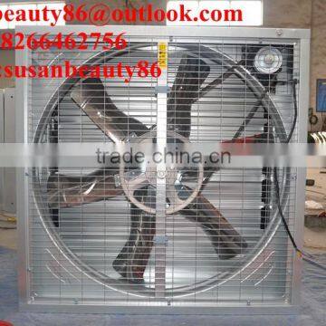 Automatic shutter wall mounted industrial electric exhaust fan