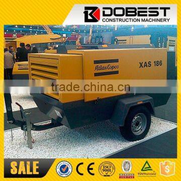 118KW Diesel Engine Driven Screw Air Compressor Atlas Copco XAVS196Dd photo-5