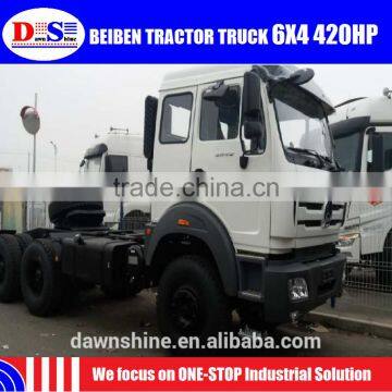 North Benz WEICHAI Engine 420hp 6x4 10wheels BEIBEN Tractor Truck photo-2