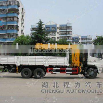 Dongfeng 6*4 crane truck for sale