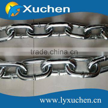 Din766 galvanized steel short link chain