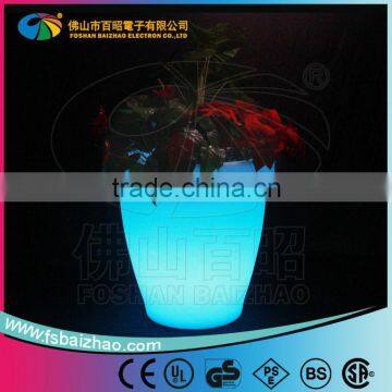 led light flower pot/led illuminate flower pot/led flower pot lighting