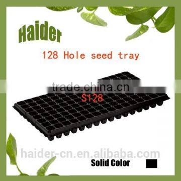 Hot high quality 128 hole ps black plastic Seed tray plastic