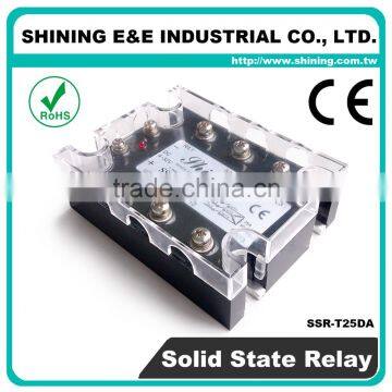 SSR-T25DA CE Approved DC To AC 3 Phase 25A Solid State Relay photo-5
