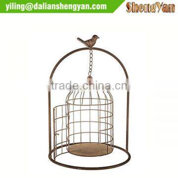 Decorative Metal Victorian Bird Cage for Centerpiece photo-2