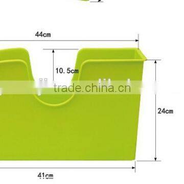 Wholesale Stock Antiskid Bathroom Kitchen Plastic Storage Box photo-3