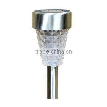 12pk Stainless Steel Solar Garden Lawn LED Path Light 75mm photo-2