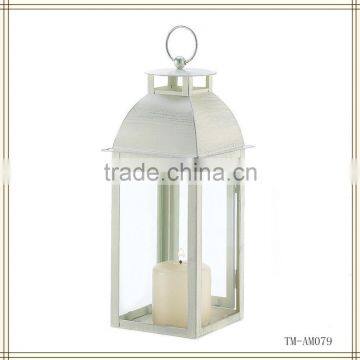Home Decor Ivory Color Metal Lantern photo-2