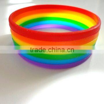 Mixed Colors Silicone Elastic Bands Bracelets