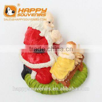 Happy Snow Man Fridge Magnet for Christmas,Christmas Gift Souvenir 3D Resin Fridge Magnet