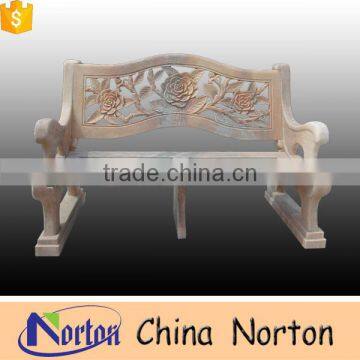 Western style outdoor marble bench NTMF-B236A