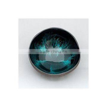 Handmade Lacquer Coconut Shell Bowl 100% Made in Vietnam / Hand Painted Lacquer Bowl photo-4