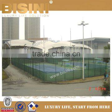 Sports Park Tennis Court Membrane Structure,Fast Install Design Tensile Membrane Structure for Stadium(BF08-Y10031)