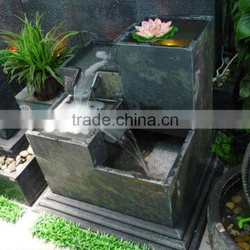 garden water trough fountain